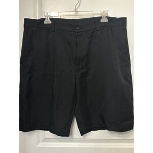 Ben Hogan Men's Stretch‎ Golf Shorts Size 38 Black Mid Rise Casual Athleisure